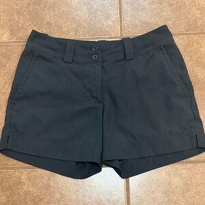 Nike Women's Black High-Rise Tailored Shorts